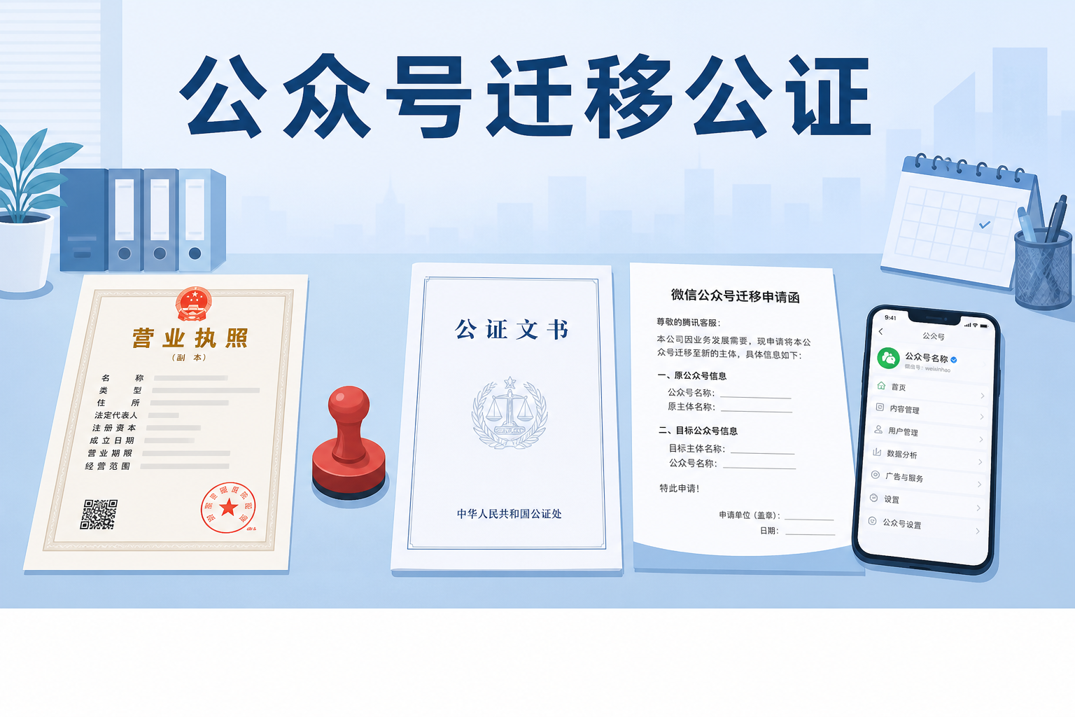 业务材料示意图